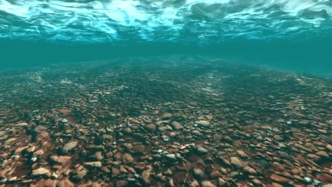 Stock Video Background With Rocks Under Clear Water In d Live Wallpaper For PC - Free Live Wallpaper