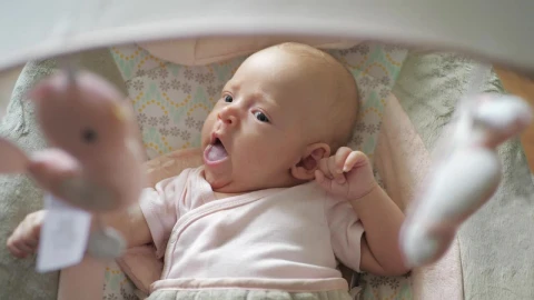 Stock Video Baby Yawning In Their Crib Live Wallpaper For PC - Free Live Wallpaper