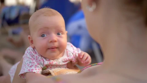 Stock Video Baby Yawning At The Beach Live Wallpaper For PC - Free Live Wallpaper