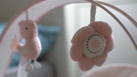 Stock Video Baby Toys Hanging Over A Bed Live Wallpaper For PC - Free Live Wallpaper