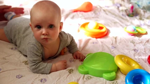 Stock Video Baby Playing With Colorful Toys Live Wallpaper For PC - Free Live Wallpaper