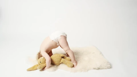Stock Video Baby Girl Playing In A Photo Studio Live Wallpaper For PC - Free Live Wallpaper