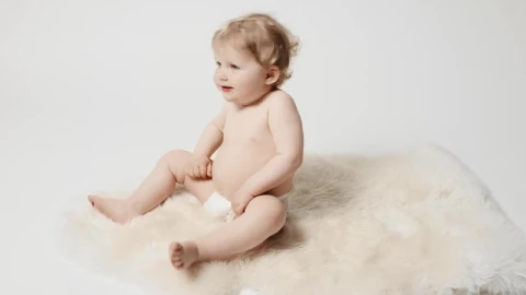 Stock Video Baby Girl In The Studio Eats A Snack Live Wallpaper For PC - Free Live Wallpaper