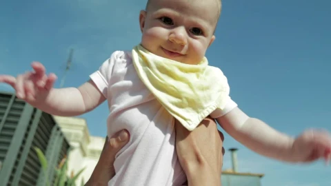 Stock Video Baby Being Held In The Air Live Wallpaper For PC - Free Live Wallpaper