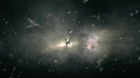 Stock Video Award Stars Floating In Space Live Wallpaper For PC - Free Live Wallpaper