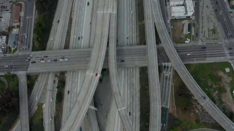 Stock Video Avenues And Bridges In La Aerial Shot Live Wallpaper For PC - Free Live Wallpaper