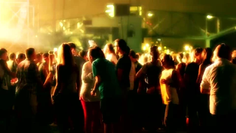 Stock Video Audience Of A Music Festival Live Wallpaper For PC - Free Live Wallpaper