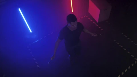 Stock Video Athletic Man Jumping On A Skipping Rope Live Wallpaper For PC - Free Live Wallpaper