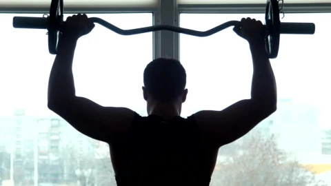 Stock Video Athlete Training With A Barbell Live Wallpaper For PC - Free Live Wallpaper
