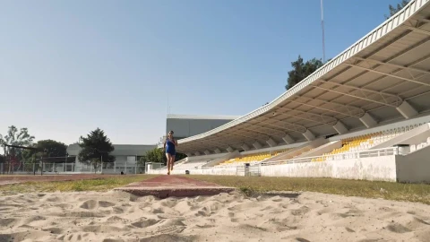 Stock Video Athlete Training For The Long Jump Live Wallpaper For PC - Free Live Wallpaper