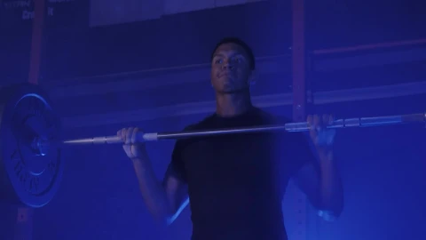 Stock Video Athlete Lifting Weights In A Crossfit Gym Live Wallpaper For PC - Free Live Wallpaper