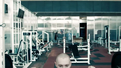 Stock Video Athlete Lifting A Heavy Weight Bar Live Wallpaper For PC - Free Live Wallpaper