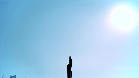 Stock Video Athlete Jumping Hurdles On A Sunny Day Live Wallpaper For PC - Free Live Wallpaper