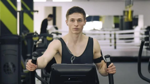 Stock Video Athlete Doing Cardio To Lose Weight Live Wallpaper For PC - Free Live Wallpaper