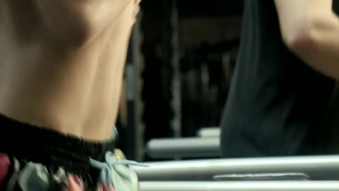 Stock Video Athlete Couple Running On The Treadmill Live Wallpaper For PC - Free Live Wallpaper