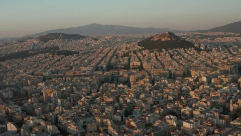 Stock Video Athens City Aerial Panoramic View Live Wallpaper For PC - Free Live Wallpaper