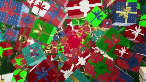 Stock Video Assorted Christmas Gifts Floating d Render Live Wallpaper For PC - Free Live Wallpaper