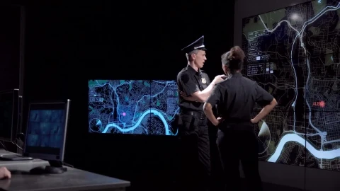 Stock Video Asking Officers Where To Lock A Thief Live Wallpaper For PC - Free Live Wallpaper