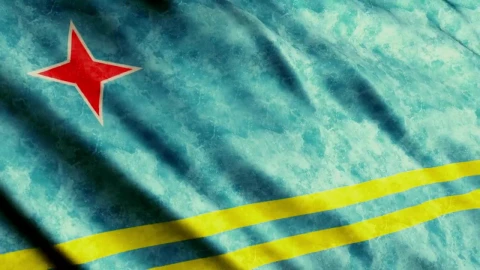 Stock Video Aruba Flag d Render Live Wallpaper For PC - Free Live Wallpaper