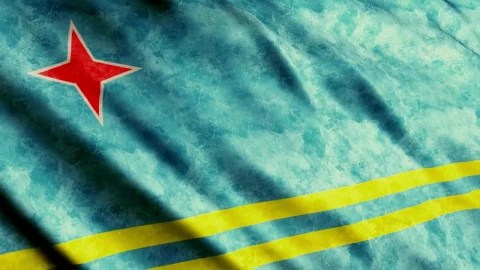 Stock Video Aruba Flag American Country Live Wallpaper For PC - Free Live Wallpaper