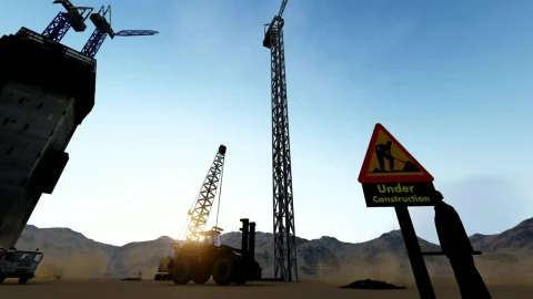 Stock Video Area Under Construction d Animation Live Wallpaper For PC - Free Live Wallpaper