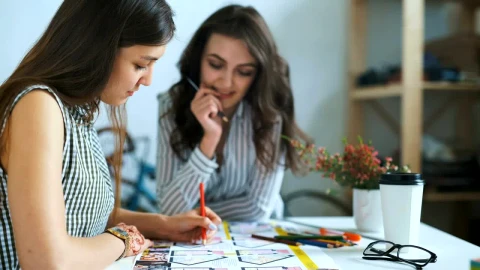 Stock Video Architects Discussing About A Big Project Live Wallpaper For PC - Free Live Wallpaper