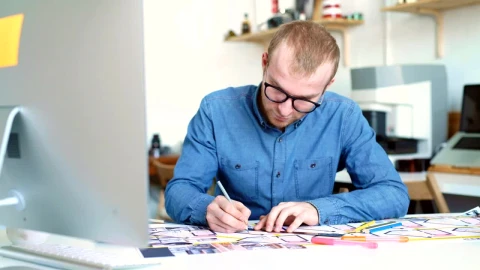 Stock Video Architect Working From Home Live Wallpaper For PC - Free Live Wallpaper