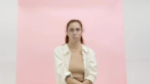 Stock Video Approaching A Womans Face On A Photographic Set Live Wallpaper For PC - Free Live Wallpaper