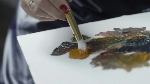 Stock Video Applying Paint To A Brush Live Wallpaper For PC - Free Live Wallpaper