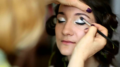 Stock Video Applying Makeup On The Eyes Live Wallpaper For PC - Free Live Wallpaper
