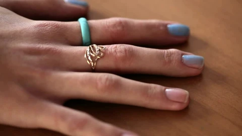 Stock Video Applying Blue Nail Polish To A Woman Hand Live Wallpaper For PC - Free Live Wallpaper