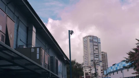 Stock Video Apartment Building On A Cloudy Day Live Wallpaper For PC - Free Live Wallpaper