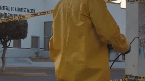 Stock Video Antiviral Staff Disinfecting Public Spaces Live Wallpaper For PC - Free Live Wallpaper