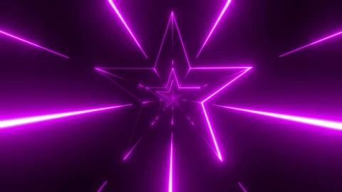 Stock Video Animation Of Purple Laser Stars Live Wallpaper For PC - Free Live Wallpaper