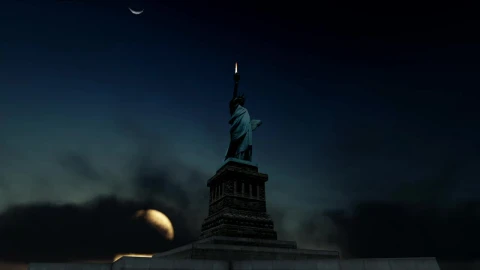 Stock Video Animation Of A Statue Of Liberty Live Wallpaper For PC - Free Live Wallpaper