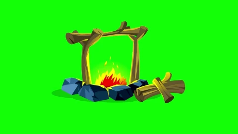Stock Video Animation Of A Campfire Live Wallpaper For PC - Free Live Wallpaper