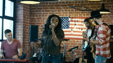 Stock Video Angry Singer Yelling At Musicians Live Wallpaper For PC - Free Live Wallpaper