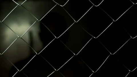 Stock Video Angry Prisoner Behind A Wire Fence Live Wallpaper For PC - Free Live Wallpaper