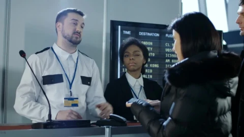 Stock Video Angry Passengers In The Airplane Boarding Gates Live Wallpaper For PC - Free Live Wallpaper