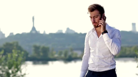 Stock Video Angry Man On The Phone Live Wallpaper For PC - Free Live Wallpaper