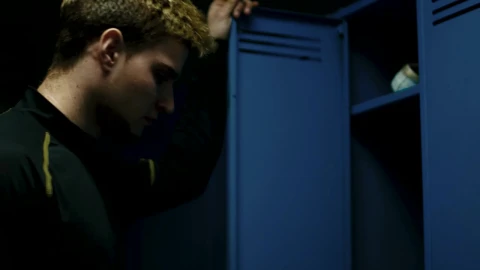 Stock Video Angry Athlete In The Dressing Room Live Wallpaper For PC - Free Live Wallpaper