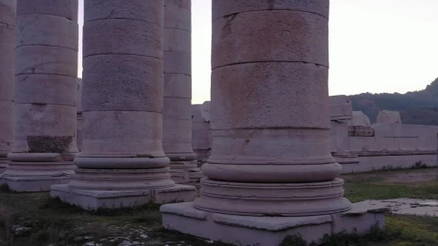Stock Video Ancient Ruins Below A Mountain Live Wallpaper For PC - Free Live Wallpaper