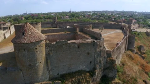 Stock Video Ancient Castle From High In The Air Live Wallpaper For PC - Free Live Wallpaper