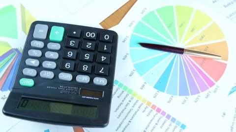 Stock Video Analyzing Diagram And Calculating Live Wallpaper For PC - Free Live Wallpaper