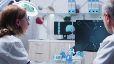Stock Video Analysing Samples In The Lab Live Wallpaper For PC - Free Live Wallpaper