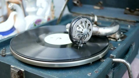Stock Video An Old Vinyl Turntable In A Case Live Wallpaper For PC - Free Live Wallpaper