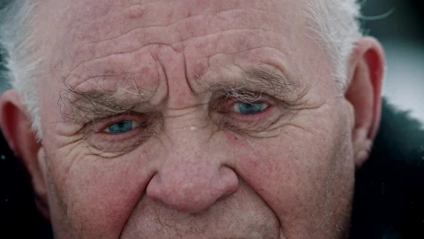 Stock Video An Old Mans Face With Wrinkles Live Wallpaper For PC - Free Live Wallpaper