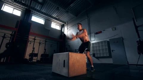 Stock Video An Athlete Doing Jumping Exercises Live Wallpaper For PC - Free Live Wallpaper