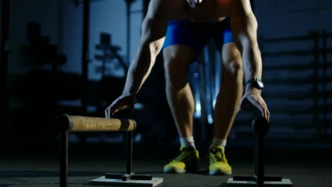 Stock Video An Athlete Doing Gymnastics Exercises Live Wallpaper For PC - Free Live Wallpaper