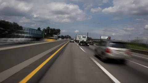 Stock Video American Trucks On A Highway Live Wallpaper For PC - Free Live Wallpaper